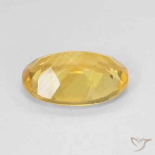 4.82克拉天然黄水晶，椭圆形，VVS-VS