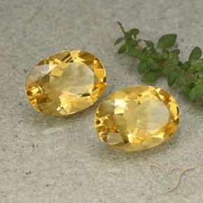 10.02克拉天然黄水晶，椭圆形，VVS-VS