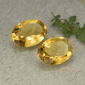 9.32克拉天然黄水晶，椭圆形，VVS-VS