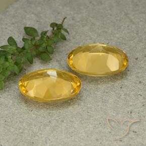 9.32克拉天然黄水晶，椭圆形，VVS-VS