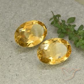 9.63克拉天然黄水晶，椭圆形，VVS-VS