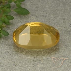 6.19克拉天然黄水晶，椭圆形，VVS