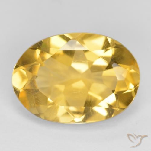 5.16ct 天然 黄金色 黄水晶, 椭圆形, VVS-VS
