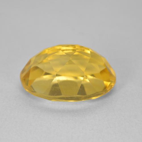 6.51克拉天然黄水晶，椭圆形，VVS