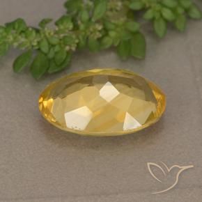 4.72克拉天然黄水晶，椭圆形，VVS