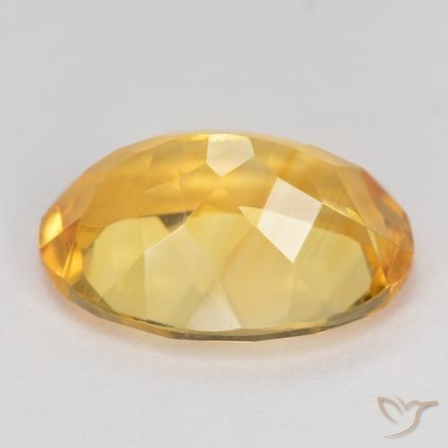 5.42克拉天然黄水晶，椭圆形，VVS