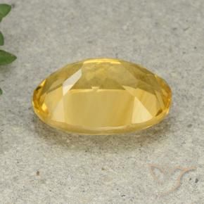 5.55克拉天然黄水晶，椭圆形，VS