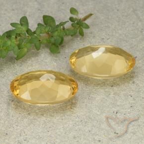9.75克拉天然黄水晶，椭圆形，VVS-VS