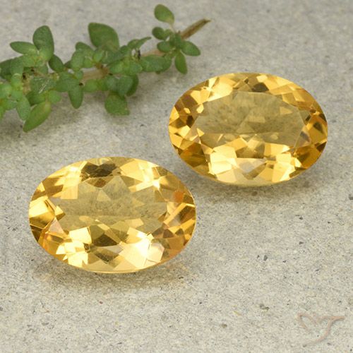 9.61ctw 天然 金橙色 黄水晶, 椭圆形, VVS-VS