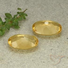 8.76克拉天然黄水晶，椭圆形，VVS-VS