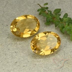 8.97克拉天然黄水晶，椭圆形，VVS-VS