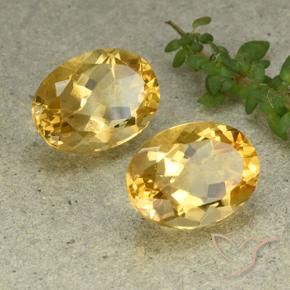 11.28克拉天然黄水晶，椭圆形，VVS-VS