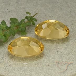 11.28克拉天然黄水晶，椭圆形，VVS-VS