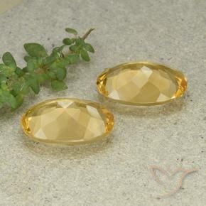8.98克拉天然黄水晶，椭圆形，VVS-VS