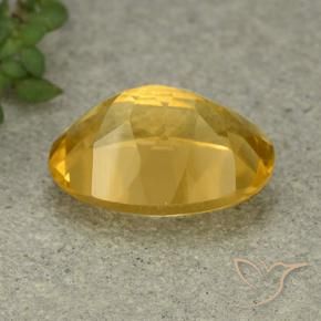 5.20克拉天然黄水晶，椭圆形，VVS-VS