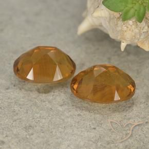 3.45克拉天然黄水晶，椭圆形，VVS-VS