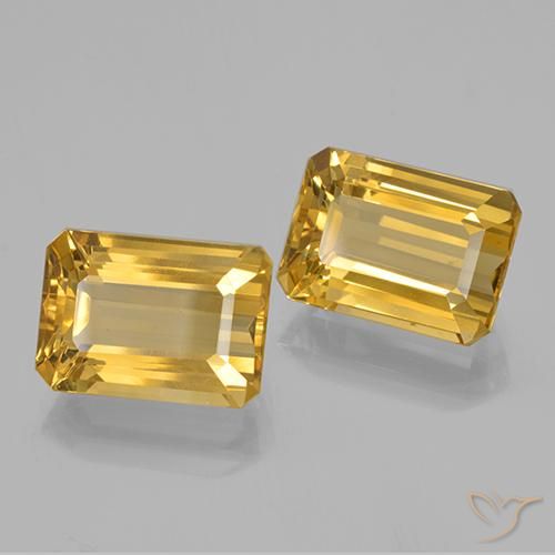 15.80克拉天然黄水晶，八边形，VVS