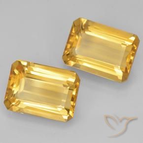 13.54克拉天然黄水晶，八边形，VVS-VS