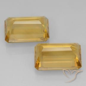 13.54克拉天然黄水晶，八边形，VVS-VS