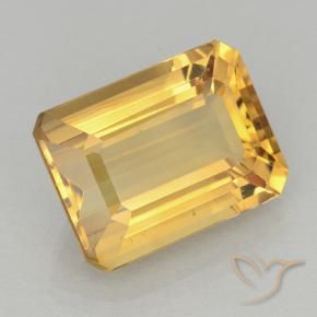 11.43克拉天然黄水晶，八边形，VVS-VS