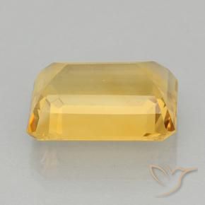 11.43克拉天然黄水晶，八边形，VVS-VS