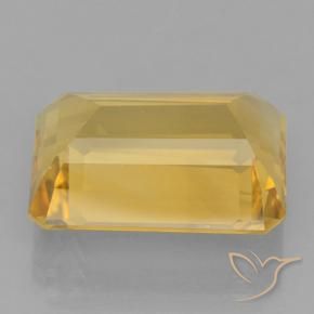 11.38克拉天然黄水晶，八边形，VVS