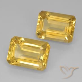 14.18克拉天然黄水晶，八边形，VVS