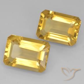 13.10克拉天然黄水晶，八边形，VVS