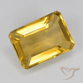 7.37克拉天然黄水晶，八边形，VVS-VS