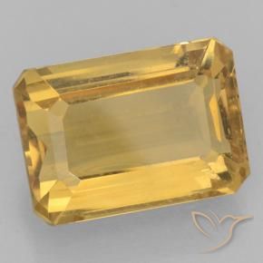 7.69克拉天然黄水晶，八边形，VVS-VS