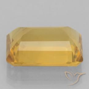6.60克拉天然黄水晶，八边形，VVS