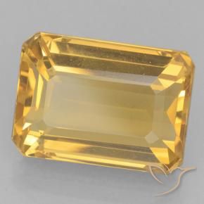 8.27克拉天然黄水晶，八边形，VVS