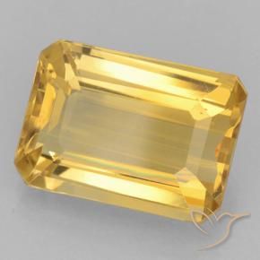 7.40克拉天然黄水晶，八边形，VVS