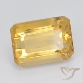 7.78克拉天然黄水晶，八边形，VVS