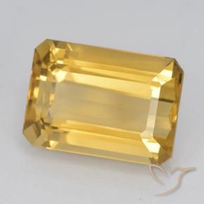 8.07克拉天然黄水晶，八边形，VVS-VS