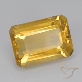 6.72克拉天然黄水晶，八边形，VVS-VS
