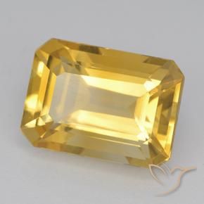 6.94克拉天然黄水晶，八边形，VVS-VS