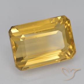 8.50克拉天然黄水晶，八边形，VVS-VS