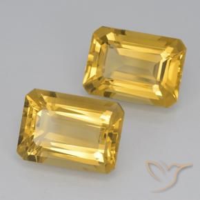 14.82克拉天然黄水晶，八边形，VVS