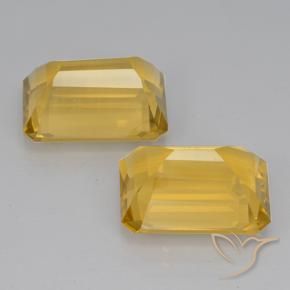 14.82克拉天然黄水晶，八边形，VVS