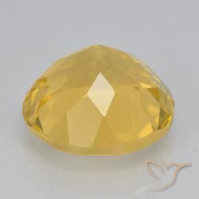 5.78克拉天然黄水晶，圆形的，VVS