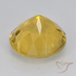 5.59克拉天然黄水晶，圆形的，VVS
