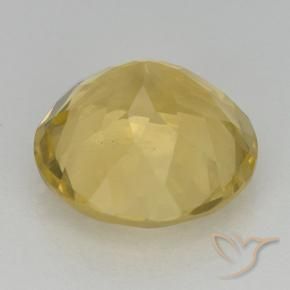 5.71克拉天然黄水晶，圆形的，VVS