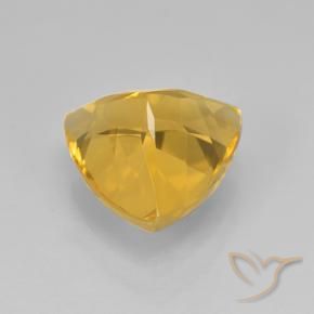 2.32克拉天然黄水晶，胖三角形，VVS