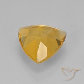2.24克拉天然黄水晶，胖三角形，VVS