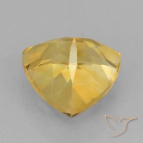 2.36克拉天然黄水晶，胖三角形，VVS