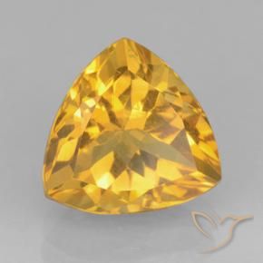 2.24克拉天然黄水晶，胖三角形，VVS