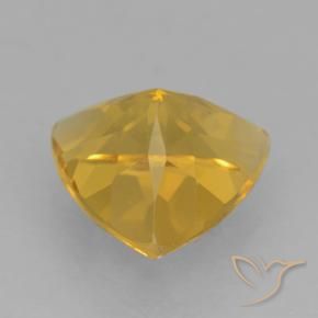 2.27克拉天然黄水晶，胖三角形，VVS