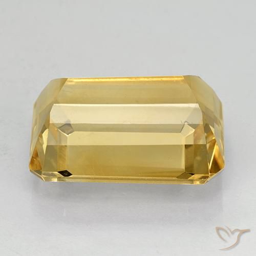 11.46克拉天然黄水晶，八边形，VVS