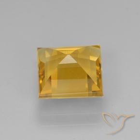 2.26克拉天然黄水晶，正方形，VVS